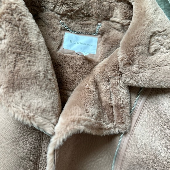 BCBGenration Sherpa jacket PINK - Picture 5 of 6
